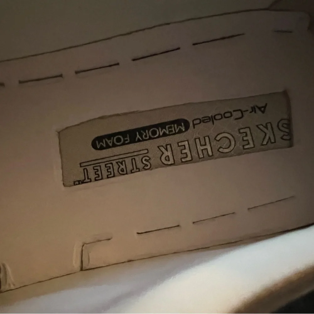 Skechers white lace